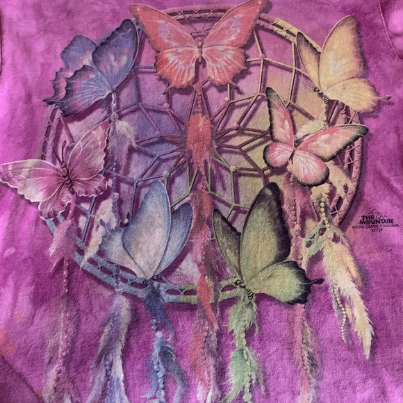 The Mountain Purple Dreamcatcher & Butterfly T-shirt - Picture 4 of 6